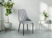 Kontrasto Мягкое кресло для столовой из велюра серого цвета Eva2 Kt201, 5.90.15031 - Home Club, зображення 9