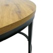 Kontrasto Круглые журнальные столики, 2 шт., дуб Sk106D, диаметр 70 см и 50 см, 6.06.28194 - Home Club, зображення 7
