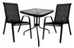 Kontrasto Набор садовой мебели Bergamo 60x60 см, 2-местный, Черный, 5.05.13976 - Home Club