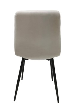 Kontrasto Бежевое велюровое мягкое кресло для столовой Iga, 5.90.26062 - Home Club