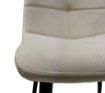 Kontrasto Бежевое велюровое мягкое кресло для столовой Iga, 5.90.26062 - Home Club, зображення 5
