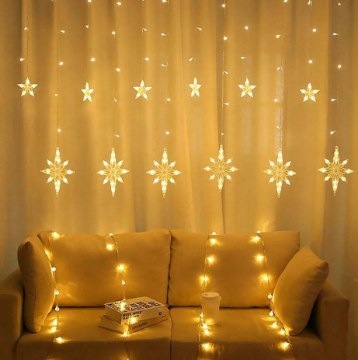 Kontrasto Световая завеса, модель 02, 138 светодиодов, Теплый, 7.02.28178 - Home Club