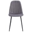 Kontrasto Мягкое кресло для столовой из темно-серого велюра Monica Kt102, 6.05.15727 - Home Club, зображення 8
