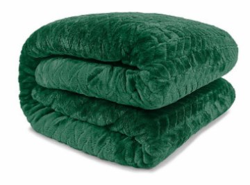 Kontrasto Плед Fuero 200x220, темно-зеленый, 4.58.22409 - Home Club
