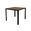 Kontrasto Стол Allen 90x90x74 см, чёрный/под дерево Kkk, 5.04.212511 - Home Club, зображення 4
