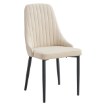 Kontrasto Бежевое велюровое мягкое кресло для столовой Eva2 Kt200, 5.90.14973 - Home Club, зображення 3