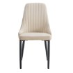 Kontrasto Бежевое велюровое мягкое кресло для столовой Eva2 Kt200, 5.90.14973 - Home Club, зображення 4