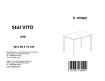 Kontrasto Обеденный стол из дуба Vito 120, 120x80x75, 6.06.26042 - Home Club, зображення 12
