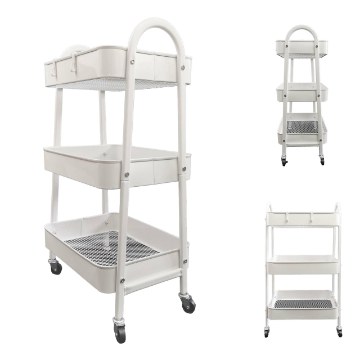 Kontrasto Wm79Bi Металлическая тележка 79 см, белая, размер S Kkk, 6.02.20042 - Home Club