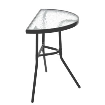 Garden Line Набір Балконних Меблів - Стілок-Півстіл + 2 Складні Стільці - Сірий, SAD7149 - Home Club