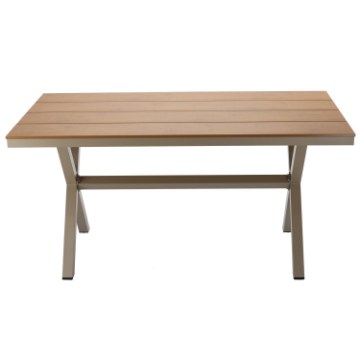 Chomik Алюмінієвий садовий стіл бежевого кольору 150 x 90 x 74 см, ATO0364 - Home Club