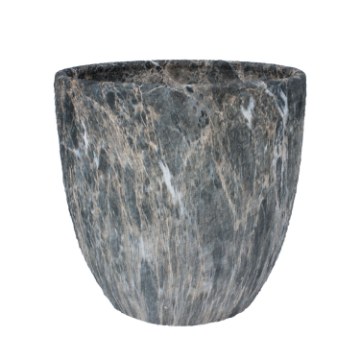 Chomik Керамический кашпо для цветов 30,5 x 30,5 x 30,5 см с эффектом мрамора, ELI05_5597 - Home Club