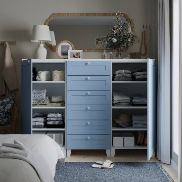 ИКЕА Шкаф с дверцами и ящиками PLATSA ОПХУС, 996.154.48 - Home Club