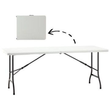 Garden Line Туристичний/Кейтеринговий Складний Стіл 180 x 75 x 72 См, ZUM2521 - Home Club