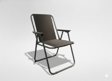 Garden Line Складной садовый стул, серый, 53x59x76 см, LEZ9931 - Home Club