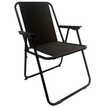 Garden Line Складной садовый стул, чёрный, 53x59x76 см, LEZ9948 - Home Club