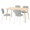 ИКЕА Стол и 4 стула LISABO ЛИСАБО / VIHALS, 796.315.81 - Home Club