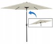 Garden Line Садовий парасолька 3 м, бежевий, з чохлом, GAO5347 - Home Club, зображення 5