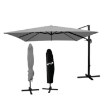Garden Line Садовий Парасоль «Roma» 3 x 4 М, Сірий, З Чохлом, GAO5415 - Home Club, зображення 4