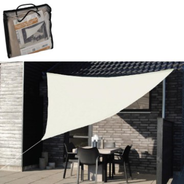 Garden Line Треугольный Бежевый Тент От Солнца 3,6 X 3,6 X 3,6 М, TUN0457 - Home Club