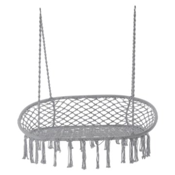 Garden Line Двойное подвесное кресло - качели - серое, HAM5177 - Home Club