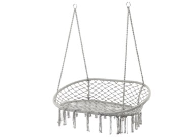 Garden Line Двойное подвесное кресло - качели - серое, HAM5177 - Home Club