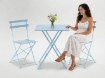 Garden Line Набір Садових Меблів Синій (Квадратний Стіл + 2 Стільці), GOM5158 - Home Club, зображення 7