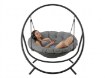 Chomik Подвесное кресло Patio - темно-серая подушка, серая рама 115,5X140X167,5 см, FAT9934 - Home Club, изображение 3