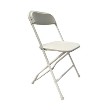 Garden Line Складний Стілець Для Кейтерингу 49,5 x 45 x 81 См, Білий, ZUM3426 - Home Club