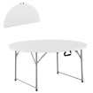 Garden Line Туристичний / Кейтеринговий Складний Стіл, діаметр 180 × 74 см, круглий, білий, ZUM3709 - Home Club, зображення 2