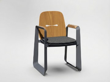 Garden Line Алюминиевый стул «Thompson», серый, 62 x 56 x 89 см, ATO4119 - Home Club