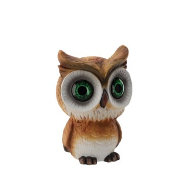 Chomik Садова Фігурка — Сова Зі Світлодіодним Підсвічуванням, 18 × 15,5 × 27 См, TOG0234 - Home Club