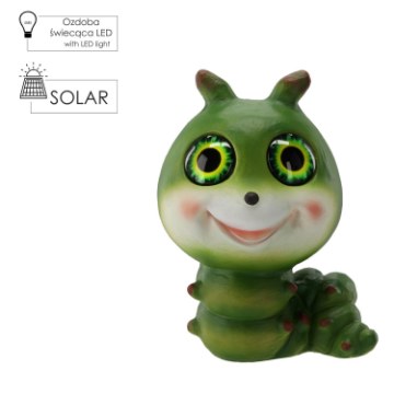 Chomik Садовая Фигурка — Гусеница С Подсветкой Led, 20,5 x 17 x 27 См, TOG0272 - Home Club
