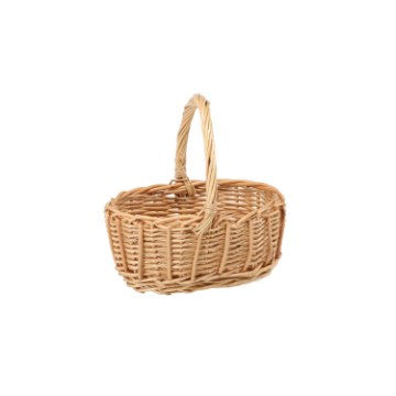 Chomik Плетеная Корзина 18 x 14 x 8/18 см С Ручкой - Натуральная, ILS04_8468 - Home Club