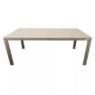 Kontrasto Алюмінієвий садовий стіл для тераси з стільницею з полівуду Allen Pro 190x90, колір «таупе», Meb000059 - Home Club, зображення 3