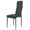 Kontrasto Оббите крісло для їдальні з чорного велюру Mark2 Kt118, 6.05.50391 - Home Club, зображення 8