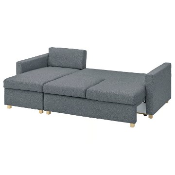 ИКЕА 3-местный диван-кровать с шезлонгом SALTSJÖBADEN, 196.026.90 - Home Club
