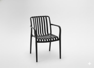 Garden Line Садовое Кресло 45,5 x 57 x 45 / 81 См, Черное, FAT8649 - Home Club