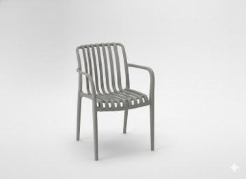 Garden Line Садовое Кресло 45,5 x 57 x 45 / 81 См, Серое, FAT8663 - Home Club