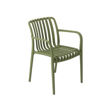 Garden Line Садове Крісло 45,5 x 57 x 45 / 81 См, Зелене, FAT8670 - Home Club