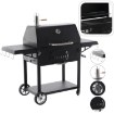 Chomik Вугільний Гриль «Vulcano» З Кришкою, Чавунною Решіткою Та Колесами 153 × 65 × 137 См, BBQ5221 - Home Club, зображення 2