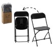 Garden Line Складний Стілець Для Кейтерингу 49,5 x 45 x 81 См, Чорний, ZUM3525 - Home Club, зображення 5