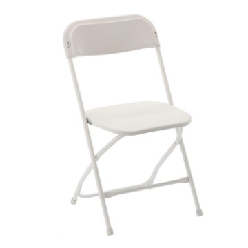 Garden Line Складний Стілець Для Кейтерингу 49,5 x 45 x 81 См, Білий, ZUM3426 - Home Club