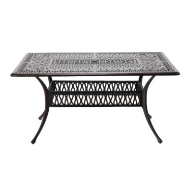 Garden Line Алюминиевый стол «Hastings», цвет «античная бронза», 150 x 90 x 73 см, ATO4089 - Home Club