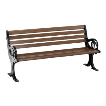 Garden Line Алюминиевая садовая скамейка «Charlotte» 150 x 58 x 74 см, ATO4096 - Home Club