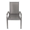Kontrasto Складне крісло Minorka, сіре, 5.03.15055 - Home Club
