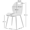 Kontrasto Kt121 Стілець Aria 3D Сірий Dw, 6.05 93511 - Home Club, зображення 8