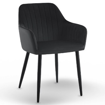 Kontrasto Kt203 Стул Maria 3 Pas Vel Черный Dw, 5.90 90268 - Home Club
