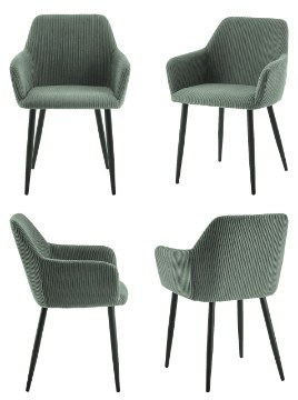 Kontrasto Kt206 Стілець Lotta Sztr Оливковий Dw, 5.90 90305 - Home Club