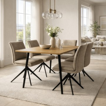 Kontrasto Ko222 Стілець Camila Ob Szen J. коричневий Dw, 5.90 90503 - Home Club